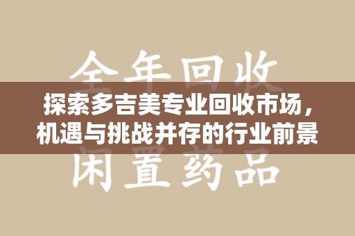 东莞探索多吉美专业回收市场，机遇与挑战并存的行业前景